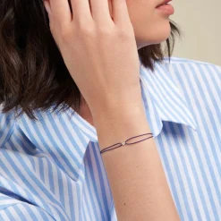 Bracelet Mon 1er Diamant Or Blanc Diamant