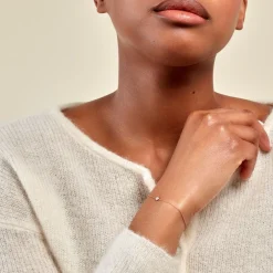 Bracelet Mon 1er Diamant Or Rose Diamant