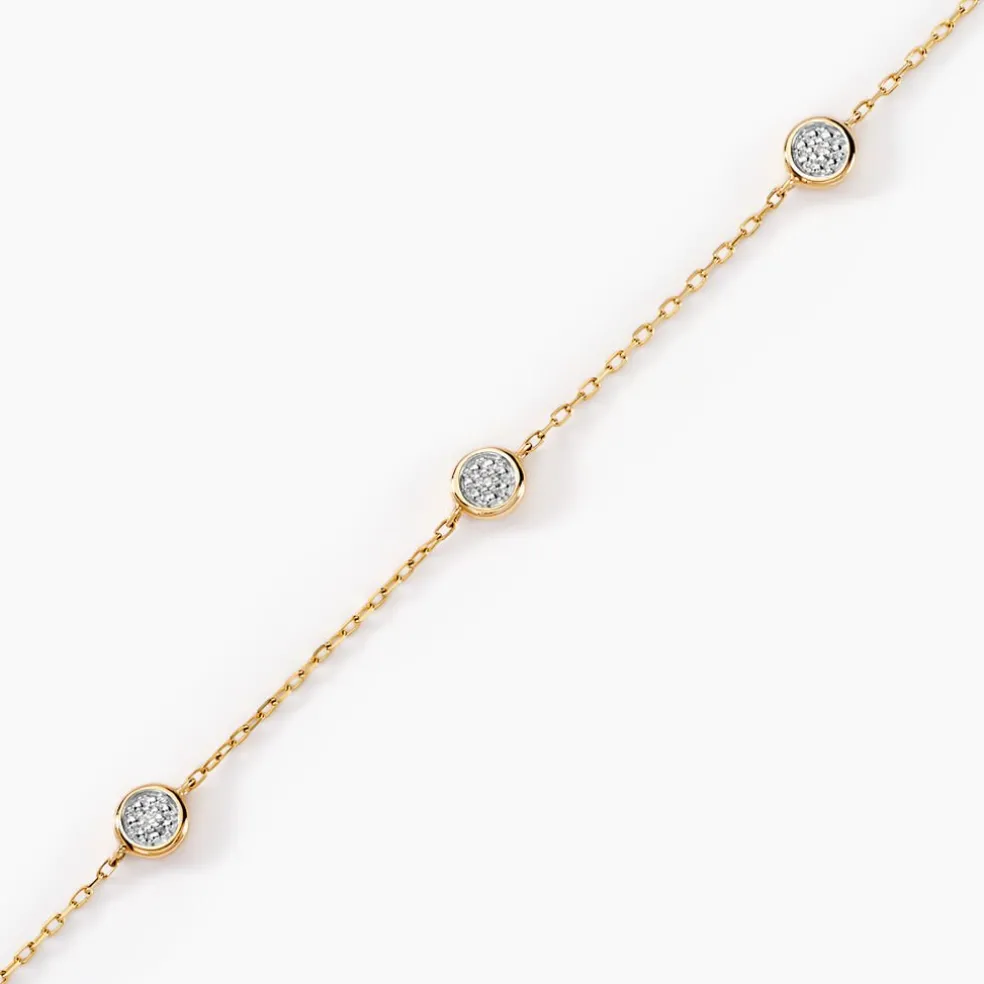 Bracelet Mon 1er Diamant Or Jaune Diamant