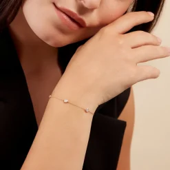 Bracelet Mon 1er Diamant Or Jaune Diamant