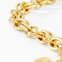 Bracelet Murano Acier Jaune