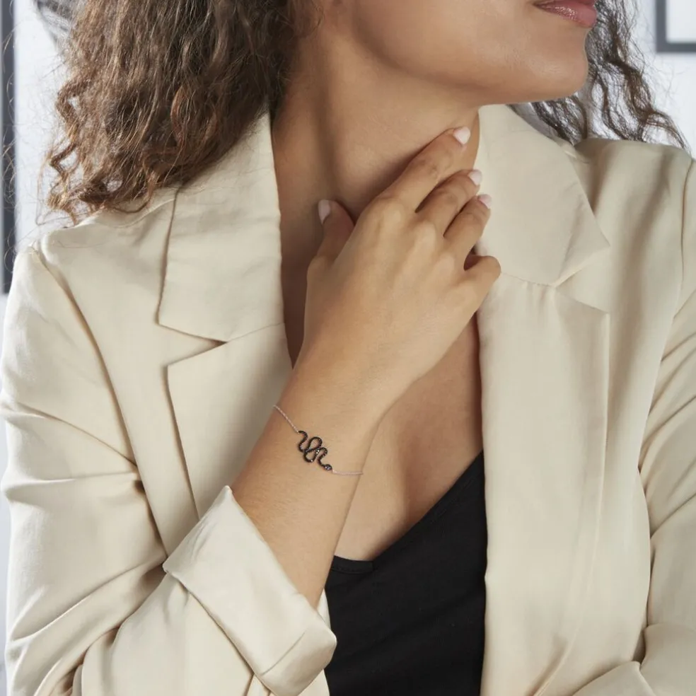 Bracelet Muses Argent Oxydes De Zirconium