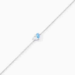 Bracelet Myhalf Argent Blanc Oxyde De Zirconium