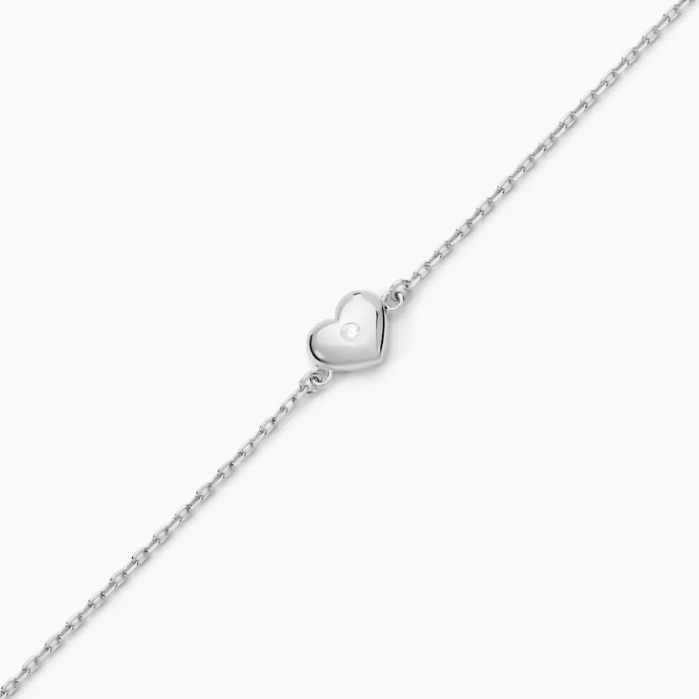 Bracelet Mylie Argent Blanc Oxyde De Zirconium