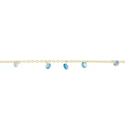 Bracelet Myosothis Plaqué Or Pierres