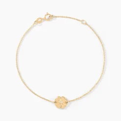 Bracelet Nacrea Or Jaune Oxyde De Zirconium