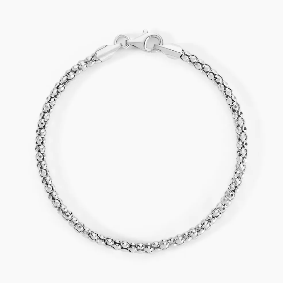 Bracelet Nahila Argent Blanc