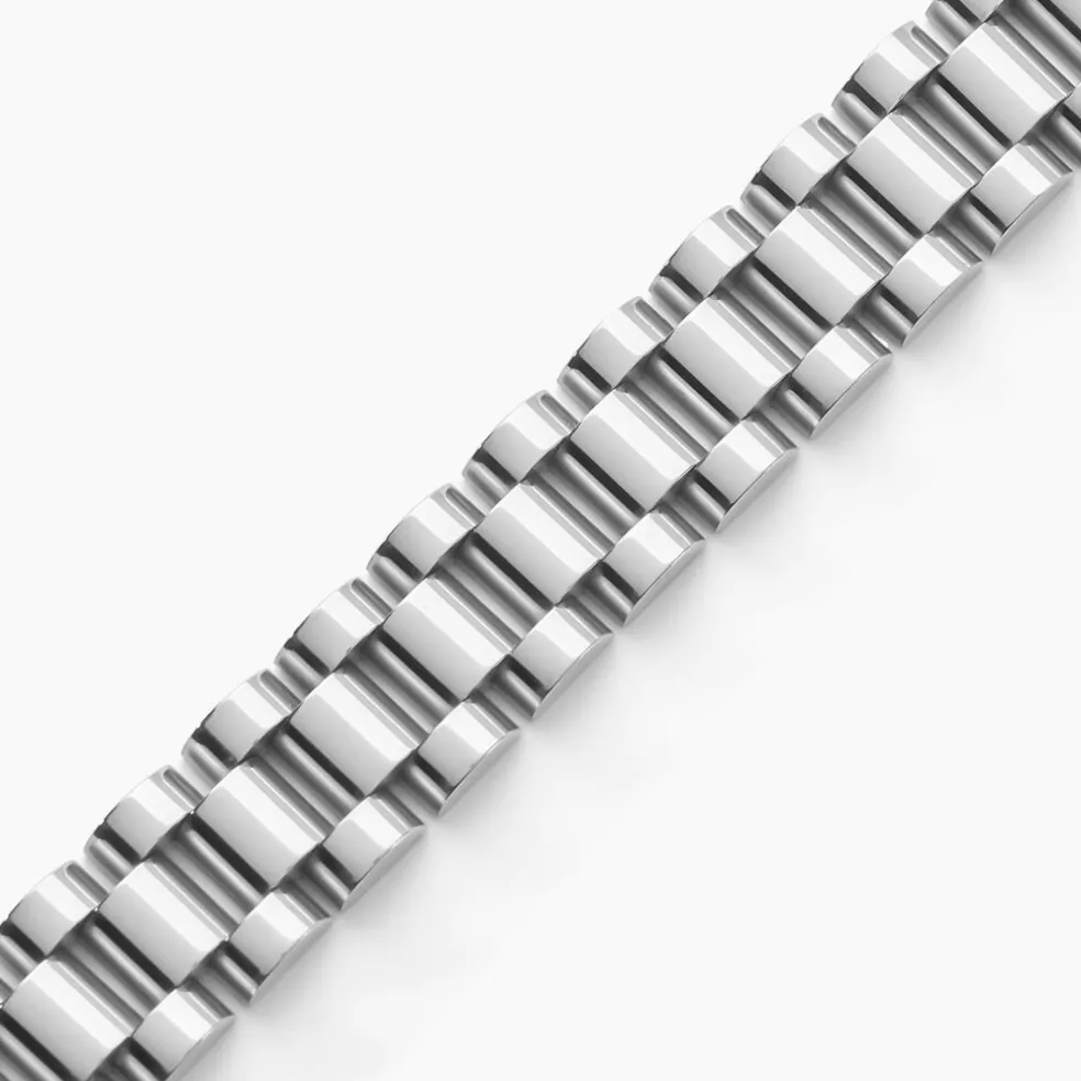 Bracelet Najac Acier Blanc