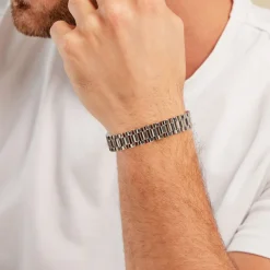 Bracelet Najac Acier Blanc