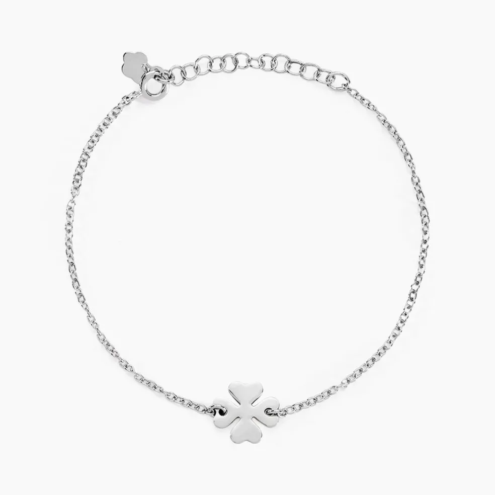 Bracelet Naomie Argent Blanc