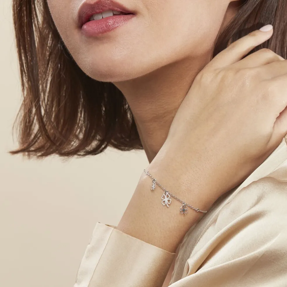 Bracelet Nedira Argent Blanc