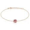 Bracelet Nelig Argent Rose Oxyde De Zirconium