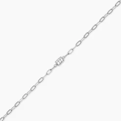 Bracelet Nexus Argent Blanc Oxyde De Zirconium