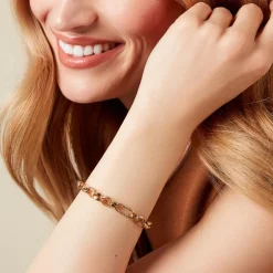 Bracelet Noane Acier Doré