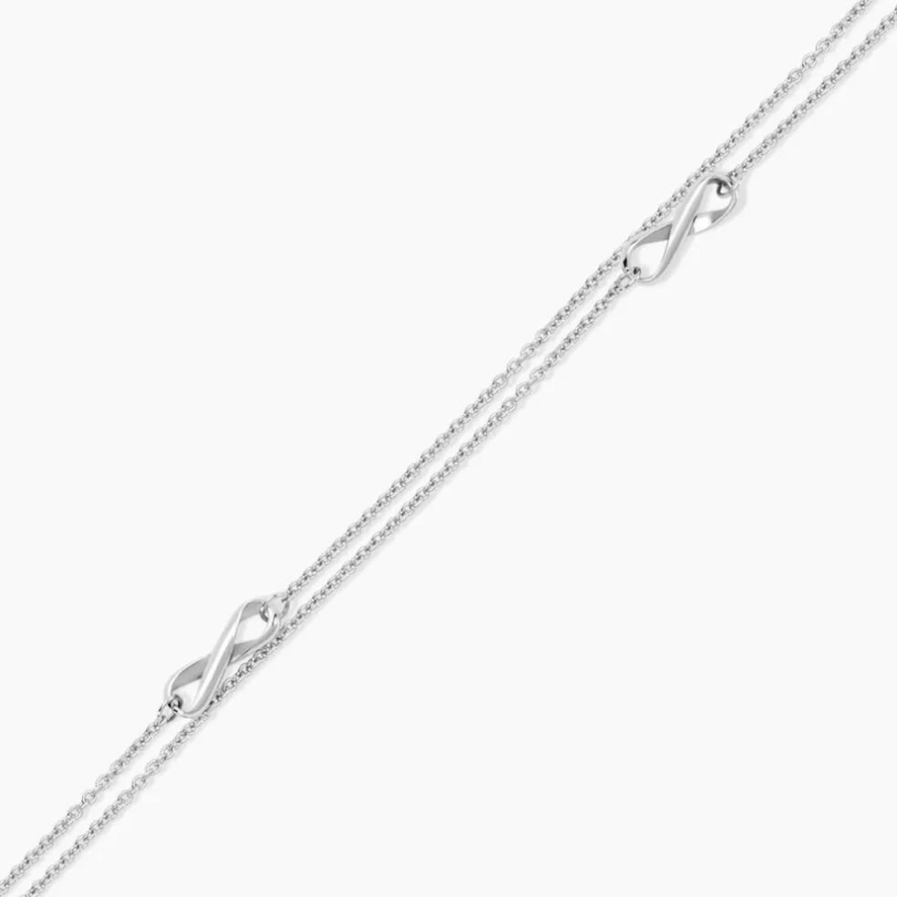 Bracelet Noelle Argent Blanc