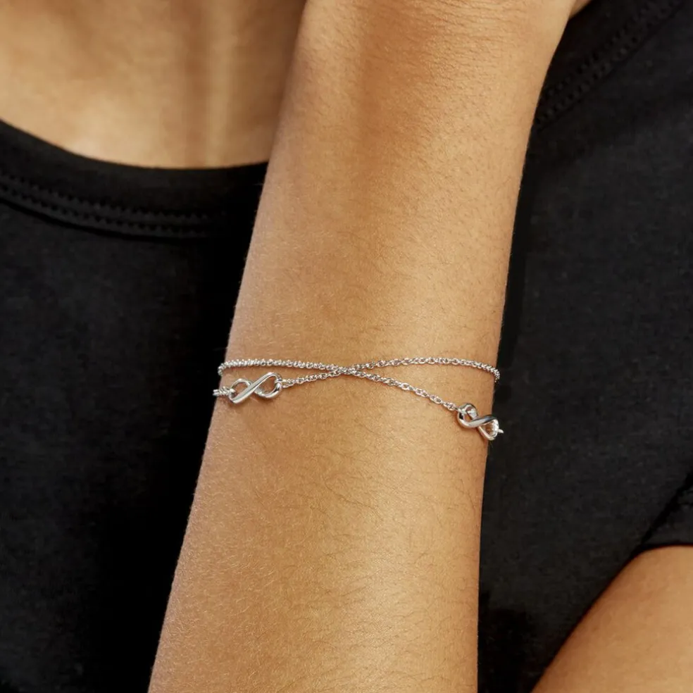 Bracelet Noelle Argent Blanc