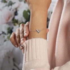 Bracelet Nollia Argent Blanc Oxyde De Zirconium