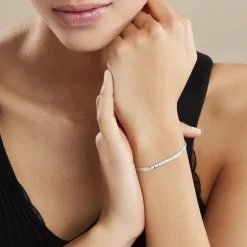 Bracelet Nuriaae Argent Blanc