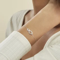 Bracelet Odile Argent Blanc Oxyde De Zirconium