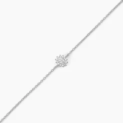 Bracelet Oliviane Argent Blanc Oxyde De Zirconium