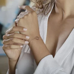 Bracelet Ombelline Argent Rose