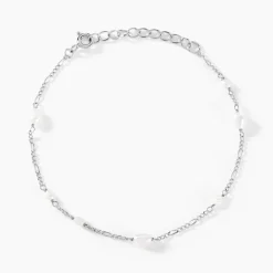 Bracelet Onassis Argent Blanc Perle De Culture