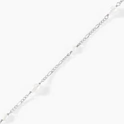 Bracelet Onassis Argent Blanc Perle De Culture