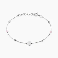 Bracelet Onelia Argent Blanc Cristal