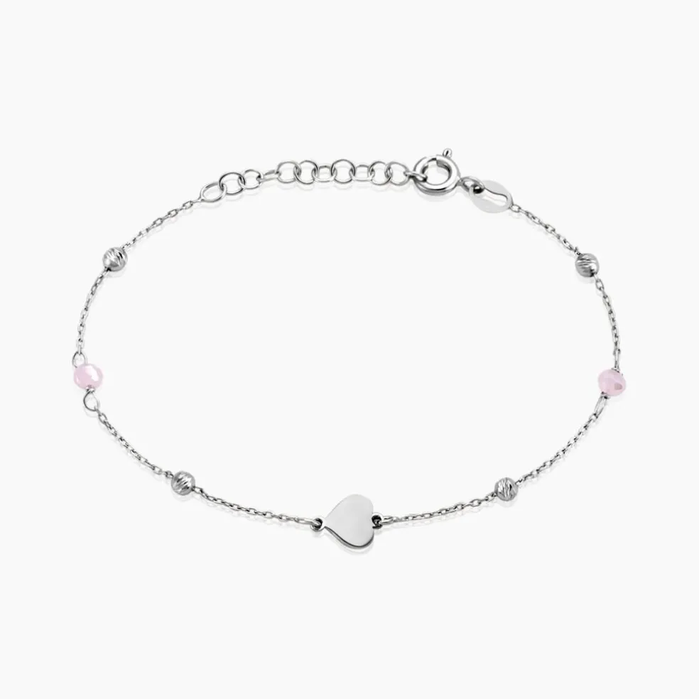 Bracelet Onelia Argent Blanc Cristal