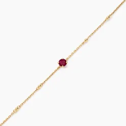 Bracelet Onora Or Jaune Rubis