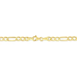 Bracelet Ophelio Maille Alternee 1/1 Or Jaune