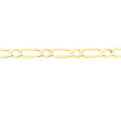 Bracelet Ophelio Maille Alternee 1/1 Or Jaune