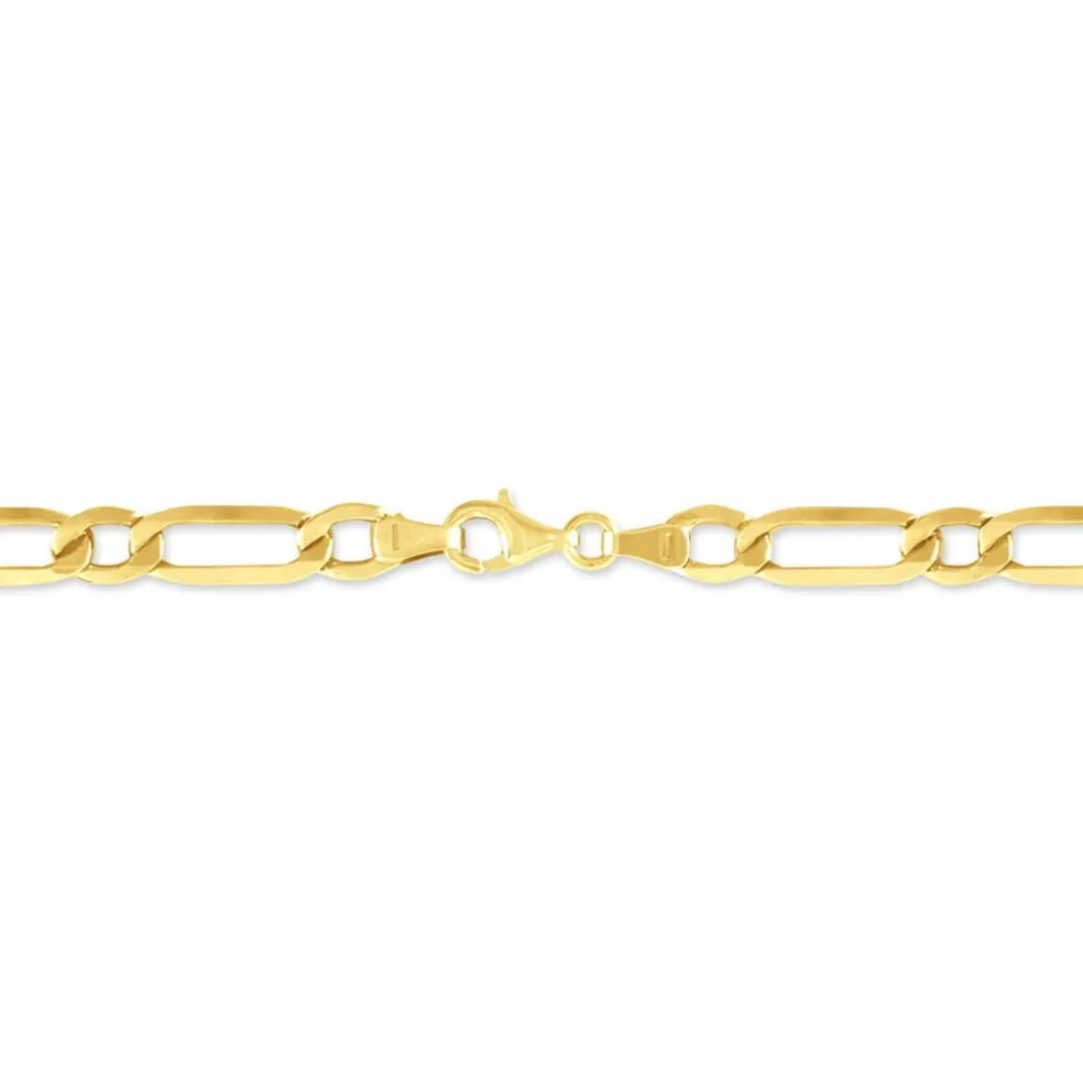 Bracelet Ophelio Maille Alternee 1/1 Or Jaune