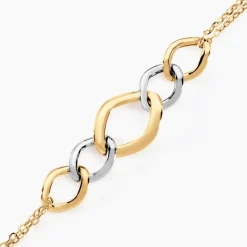 Bracelet Or Bicolore Acanthus