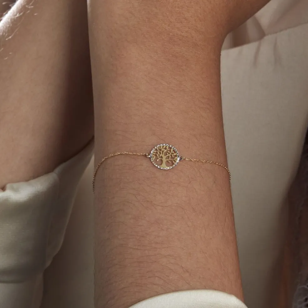 Bracelet Or Bicolore Solidage