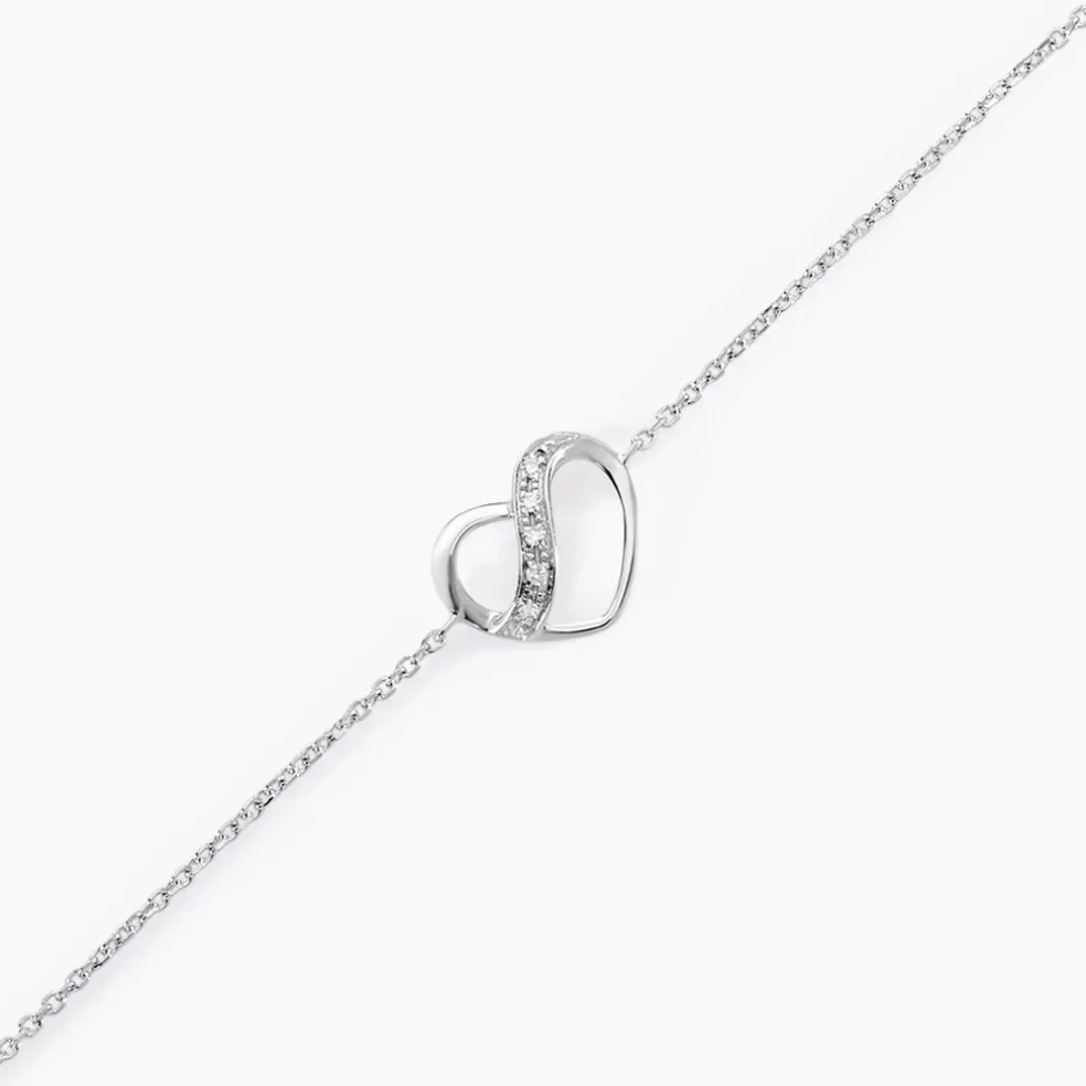 Bracelet Or Blanc Juliane Diamants