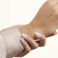 Bracelet Or Blanc Kerem Oxyde