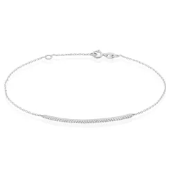 Bracelet Or Blanc Nalania Diamant