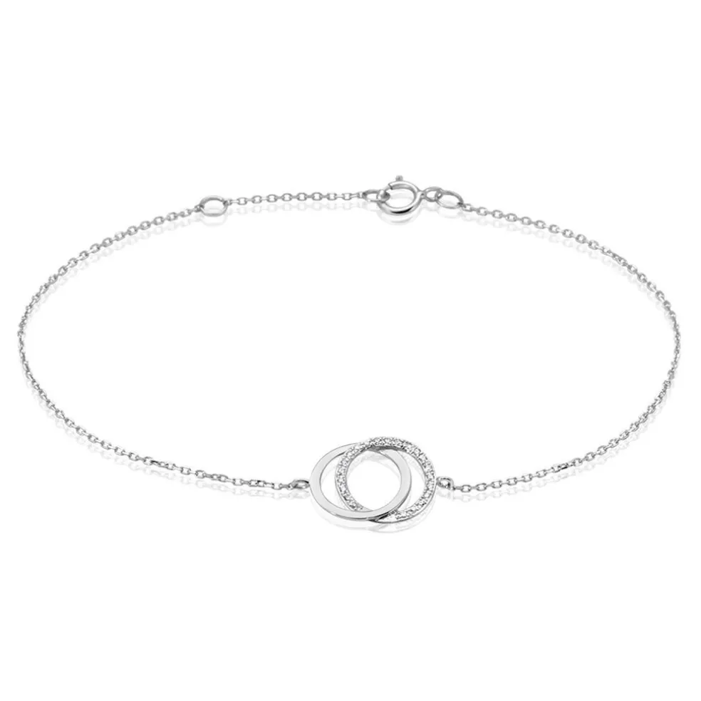 Bracelet Or Blanc Tresha Diamants