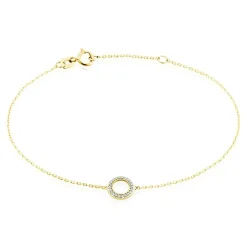 Bracelet Or Jaune Acantha Diamants