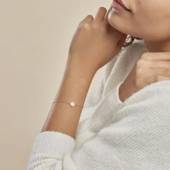 Bracelet Or Jaune Burak Oxyde De Zirconium