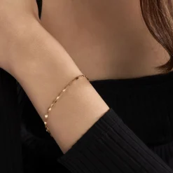 Bracelet Or Jaune Camelie