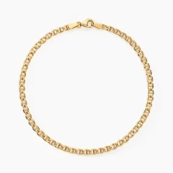 Bracelet Or Jaune Capucin Maille Marine