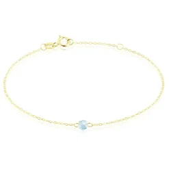 Bracelet Or Jaune Emilee Oxyde De Zirconium