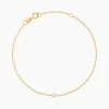 Bracelet Or Jaune Gentiane Perle