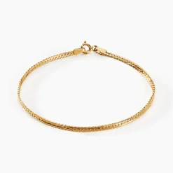 Bracelet Or Jaune Izel Maille Anglaise