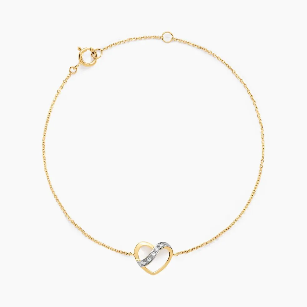 Bracelet Or Jaune Juliane Diamants