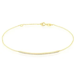 Bracelet Or Jaune Nalania Diamant