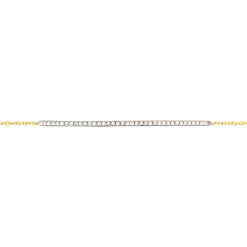 Bracelet Or Jaune Nalania Diamant