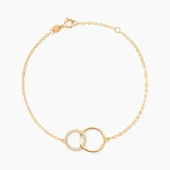 Bracelet Or Jaune Nesrine Oxydes